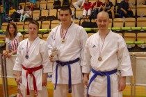 Člani kate posamezno: zmagovalec Tadej, Denis bron title=