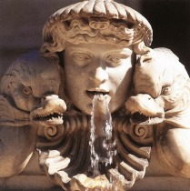 Fontana del Moro , detajl title=