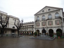 Dvorišče Boscovega zavetišča za mladino title=