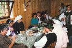 Igral je ansambel bratov Kušar, zaplesala je tudi folklora (iz arhiva Maksa Bedenika) title=