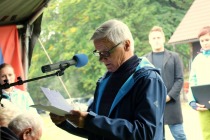 Slavnostni govornik je bil predsednik ZB NOB Maribor dr. Marjan Žnidarič title=